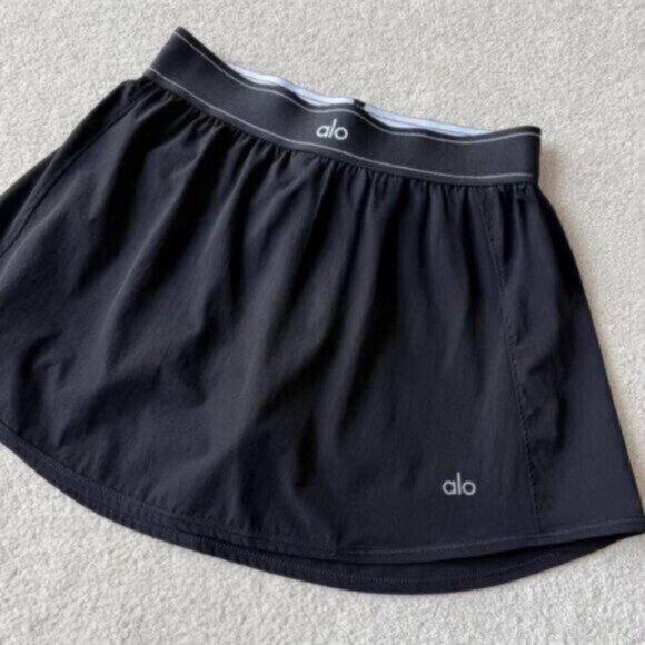 Alo Yoga Match Point Tennis Skirt Black - M🖤🖤 - Picture 3 of 8